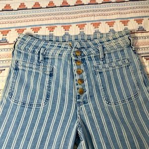 Anthropologie Pilcro and the Letterpress High Rise Slim Jean Size 30
